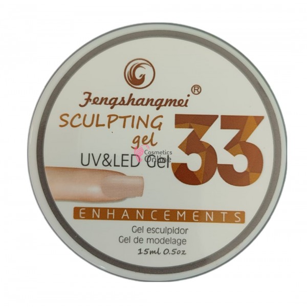 Gel UV / LED FSM Sculpting Gel de constructie, 15ml - 33 Milky Nude